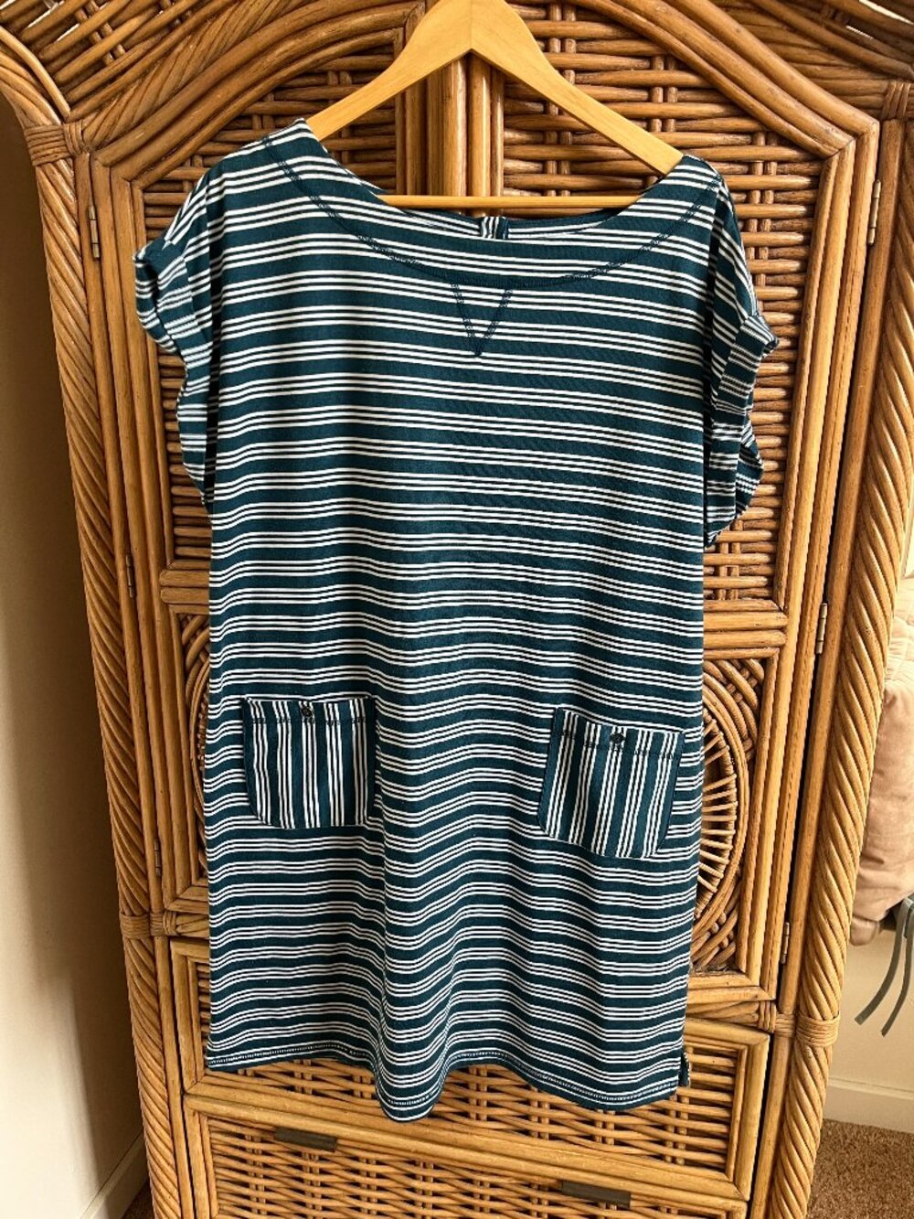 woman's used dress